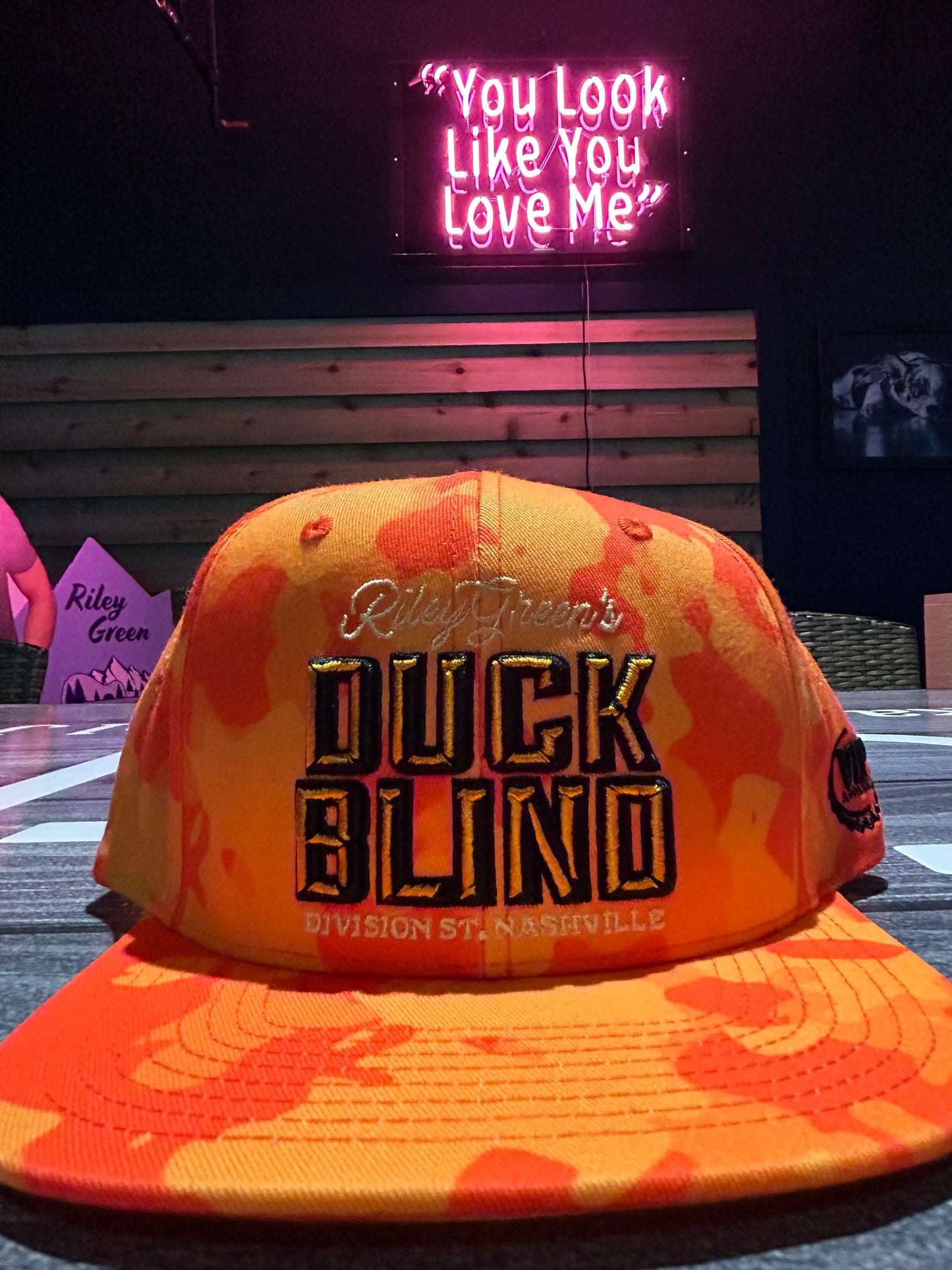 Orange Duck Blind Hat