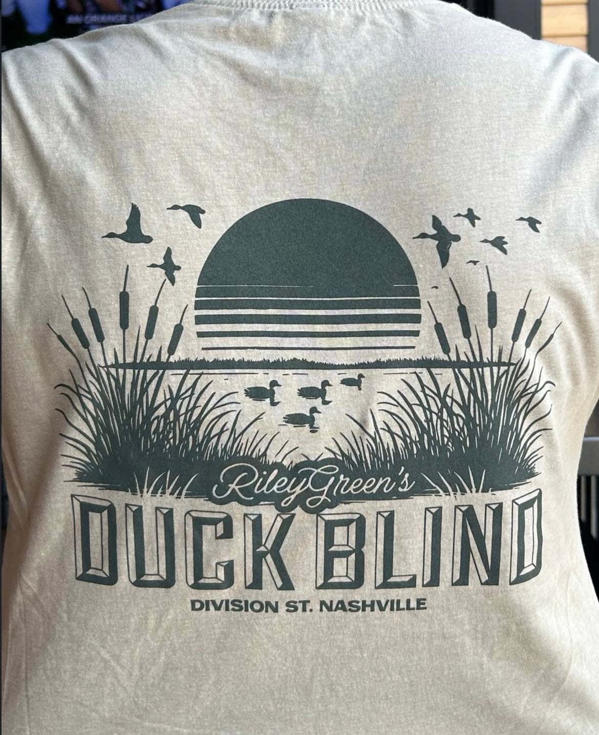 Cream Marsh Duck Blind Tshirt