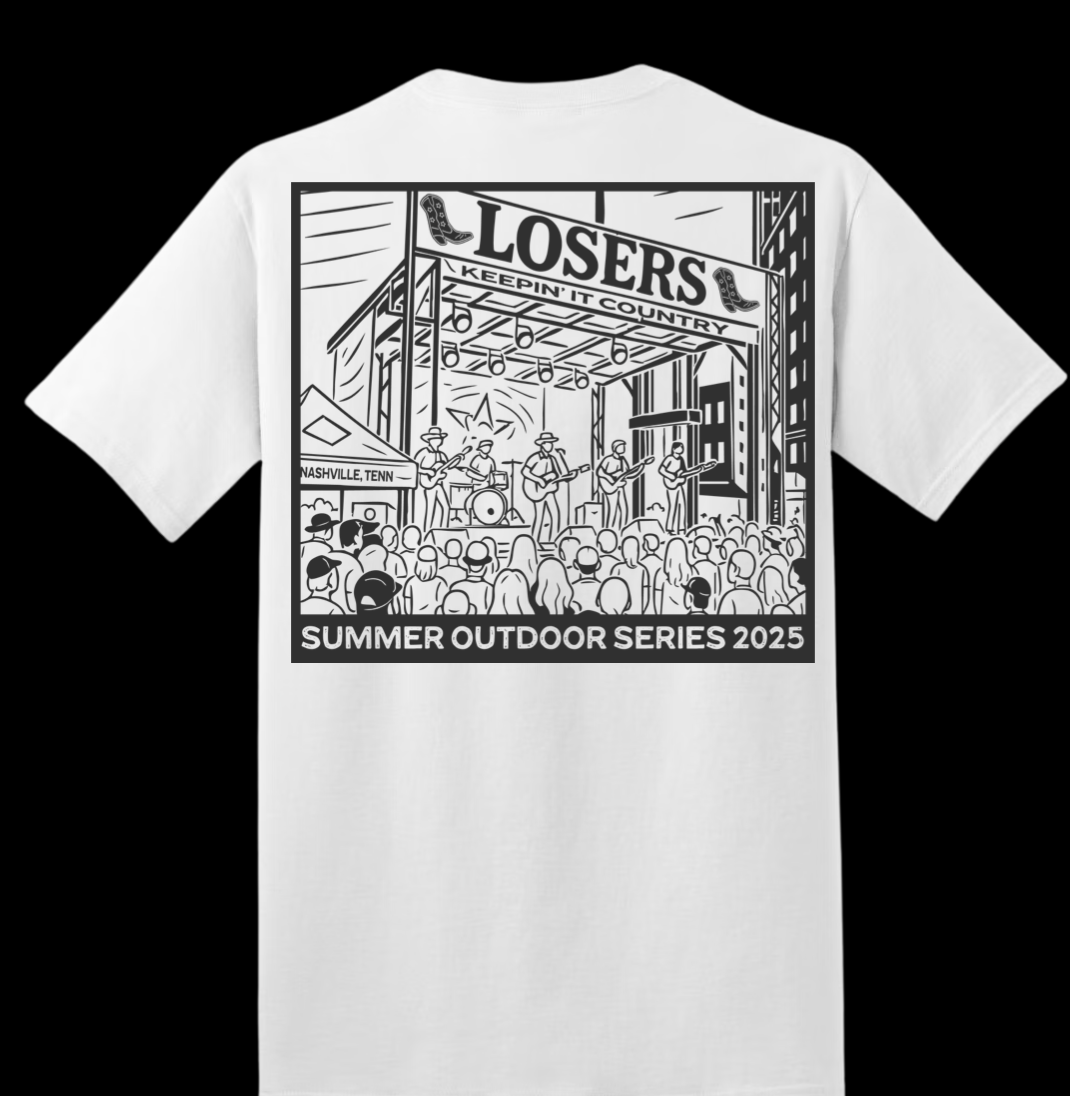 White Losers Live Outdoor Series Tshirt